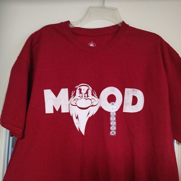 New Disney Red Grumpy Mood Shirt Size Unisex Adult XL - Picture 2 of 2